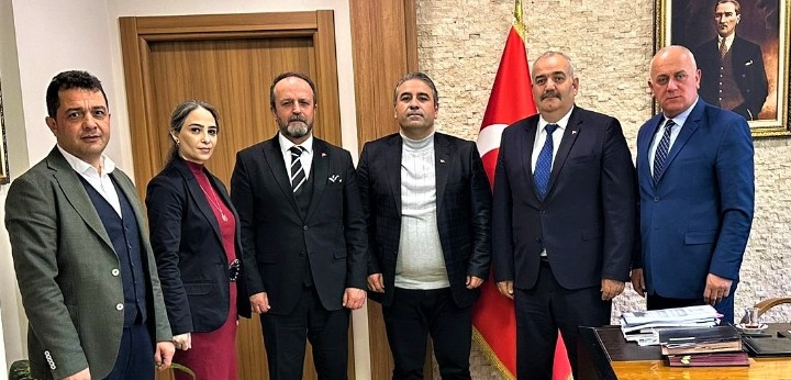 Tapu Kadastro Bölge Müdürü Sn. Serkan COŞKUN'a yeni görevlerinde hayırlı olsun ziyareti