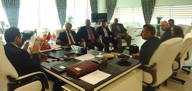 Ortahisar Belediye Başkanı Sy. Ahmet Metin GENÇ'i makamında ziyaret